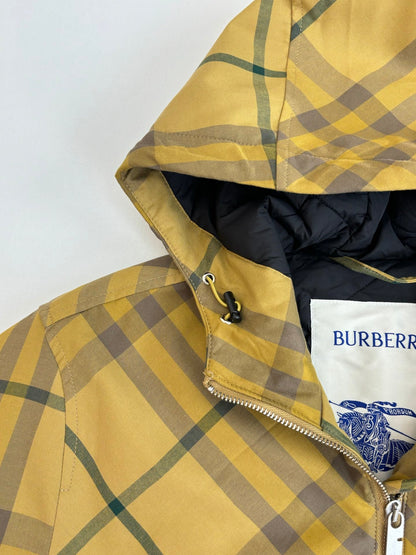 250902 New high-quality checkered hooded zipper cotton jacket