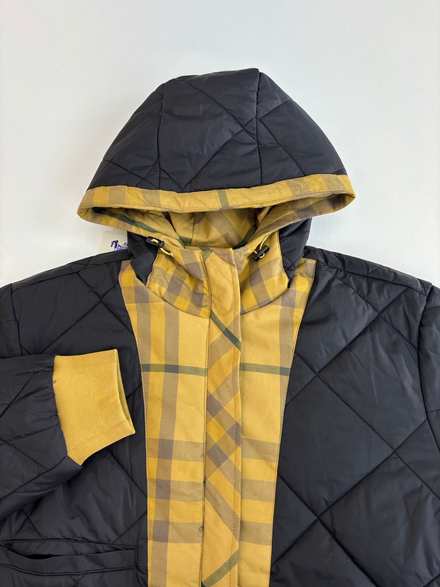 250902 New high-quality checkered hooded zipper cotton jacket