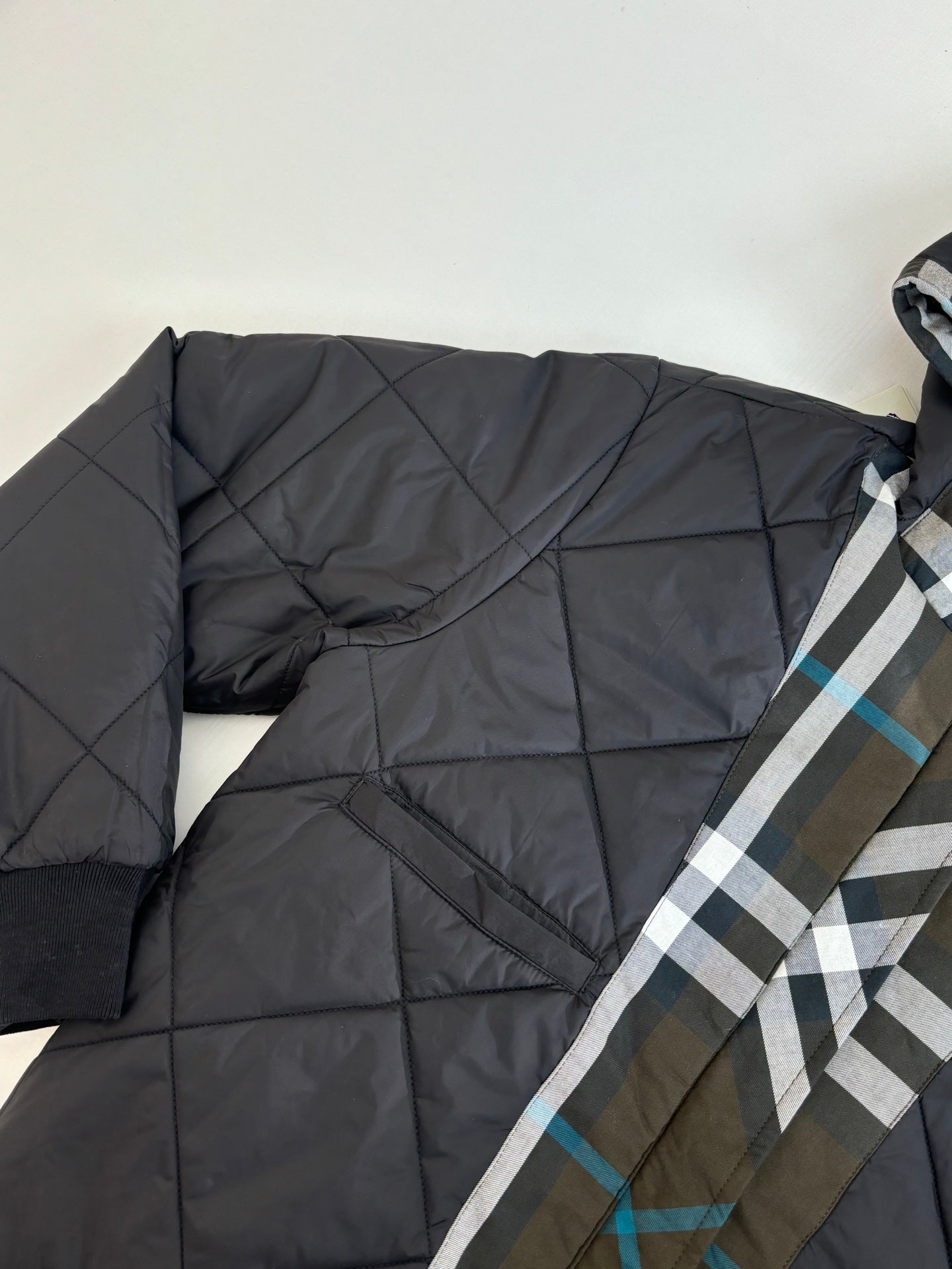 250902 New high-quality checkered hooded zipper cotton jacket