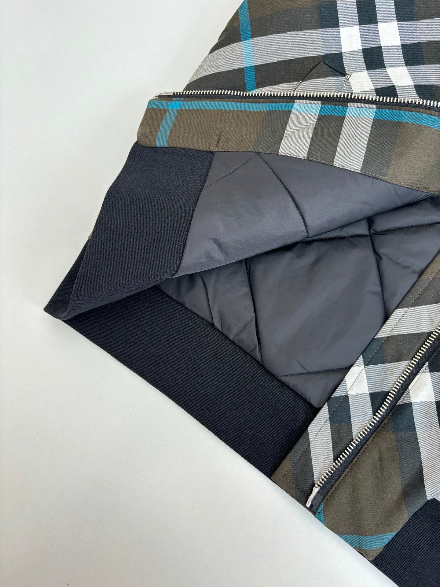 250902 New high-quality checkered hooded zipper cotton jacket