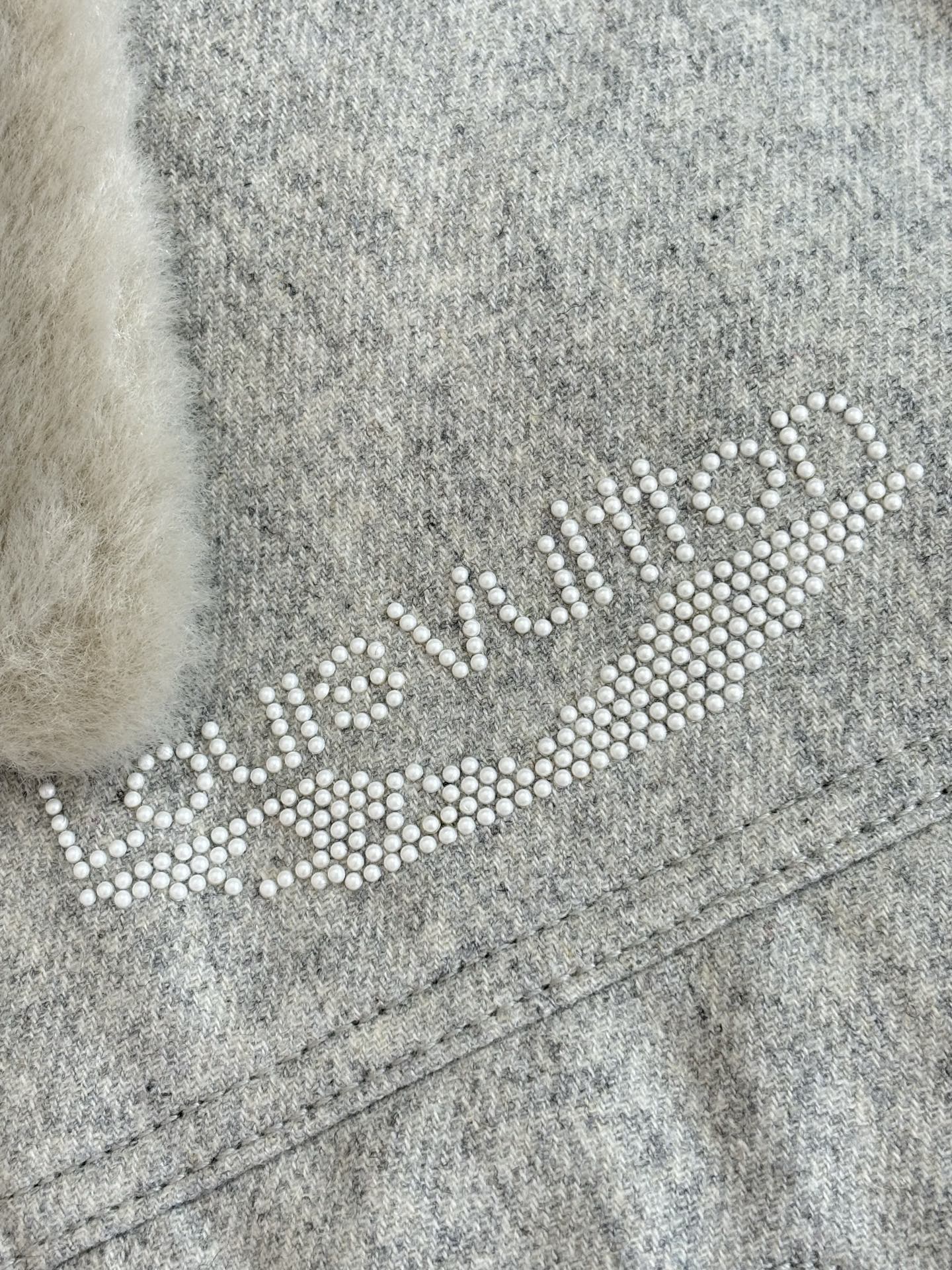 250902 New high-quality wool collar and wool corset jacket