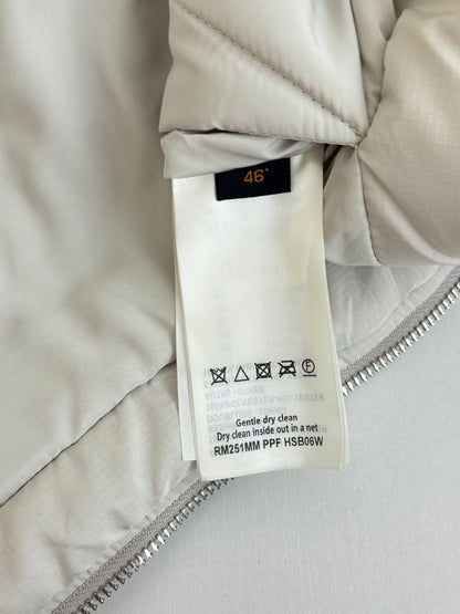 250902 New high-quality letter-embroidered solid-color quilted cotton jacket