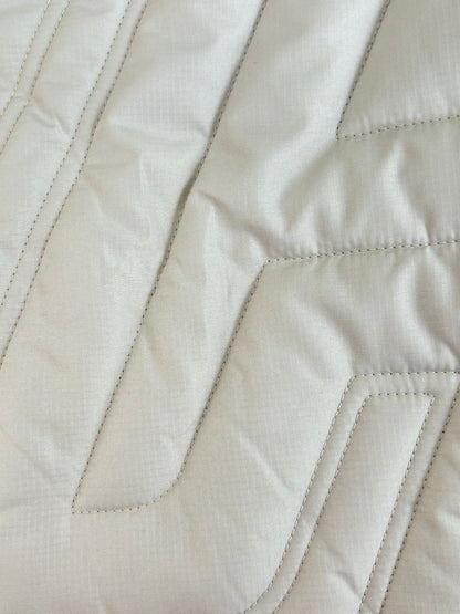 250902 New high-quality letter-embroidered solid-color quilted cotton jacket