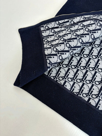 250902 A new high-quality double-sided jacquard cashmere knitted hooded sweatshirt