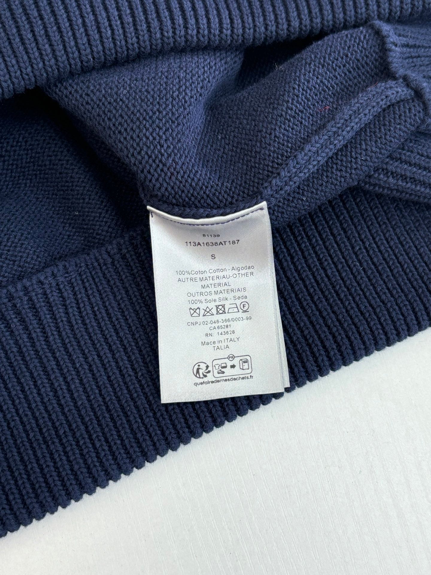 250902 New high-quality jacquard sleeve decorated knitted round-neck sweater