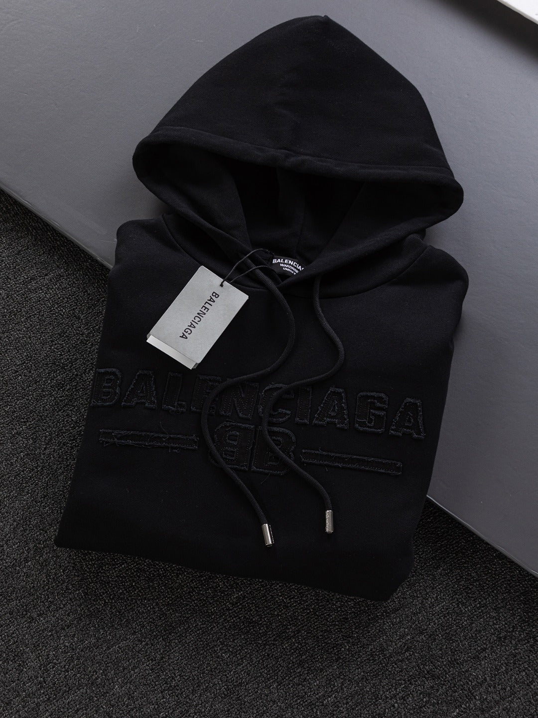 250908 New high-quality patchwork embroidered distressed hoodie