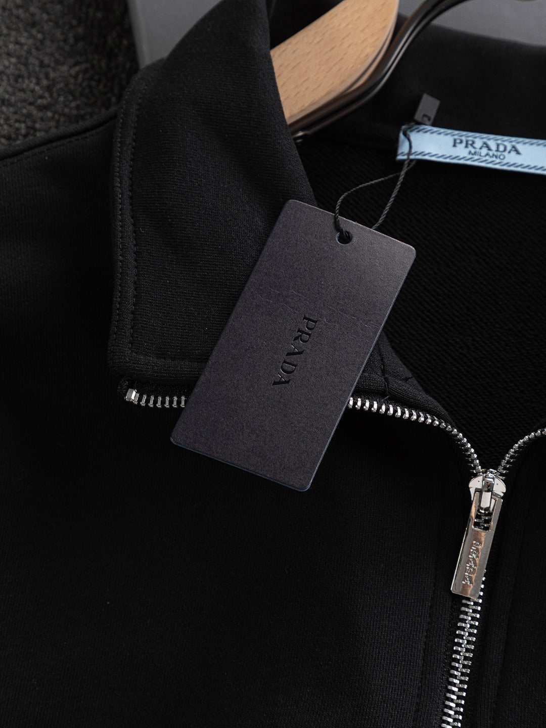 250908 New high-quality stand-up collar zipper hoodie