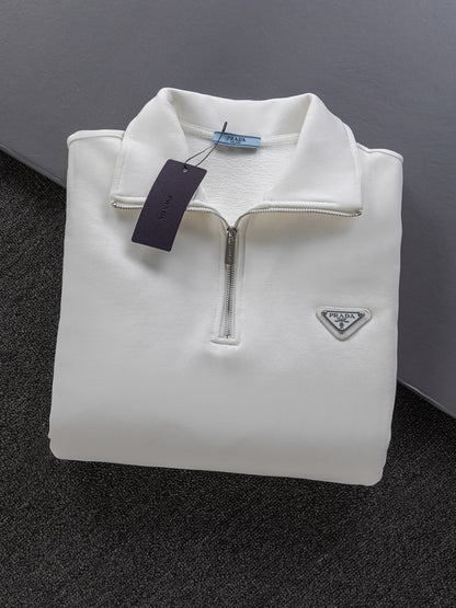 250908 New high-quality stand-up collar zipper hoodie