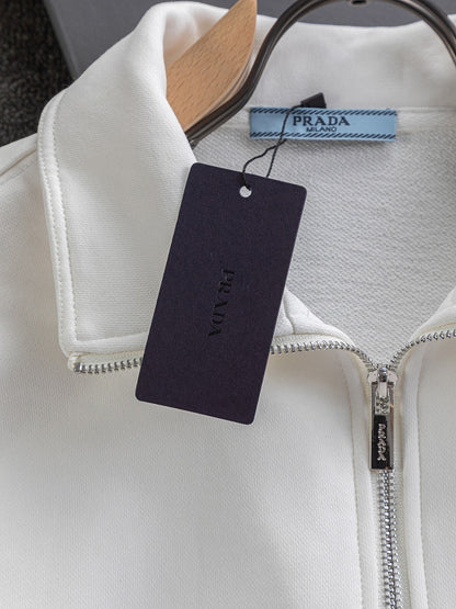250908 New high-quality stand-up collar zipper hoodie