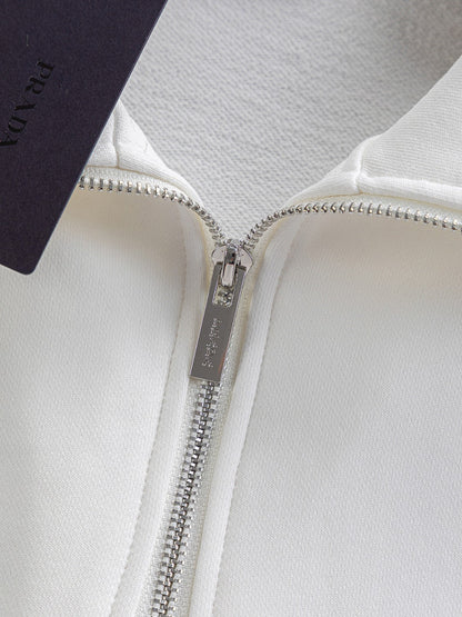 250908 New high-quality stand-up collar zipper hoodie