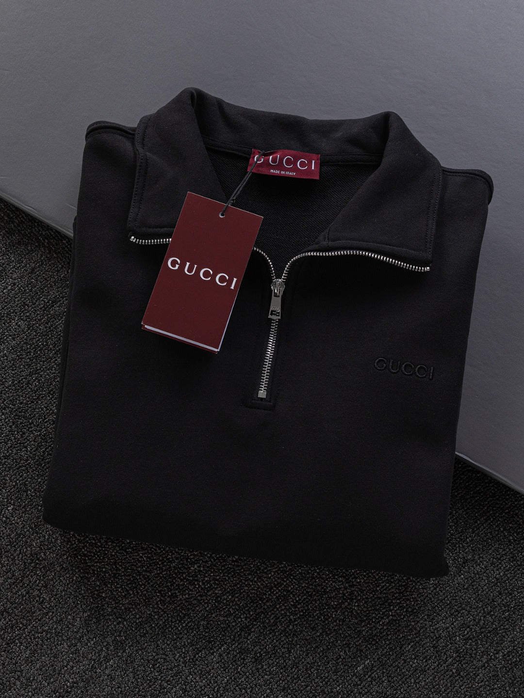 250908 New high-quality stand-up collar zipper hoodie