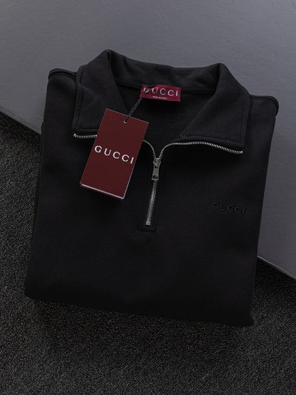 250908 New high-quality stand-up collar zipper hoodie