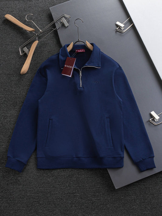 250908 New high-quality stand-up collar zipper hoodie