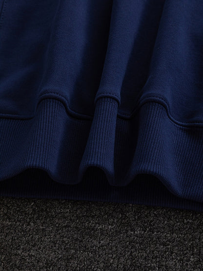250908 New high-quality stand-up collar zipper hoodie