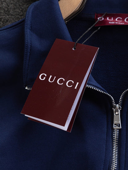 250908 New high-quality stand-up collar zipper hoodie