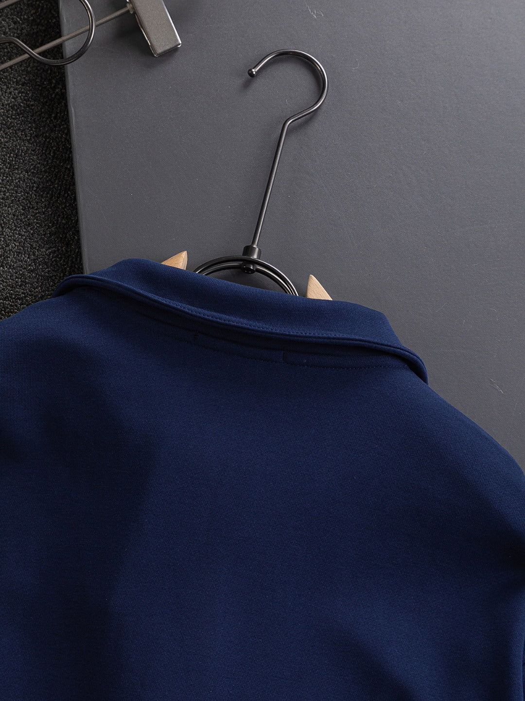 250908 New high-quality stand-up collar zipper hoodie