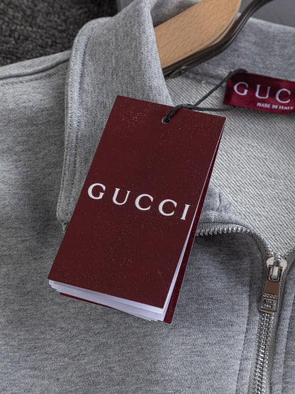 250908 New high-quality stand-up collar zipper hoodie