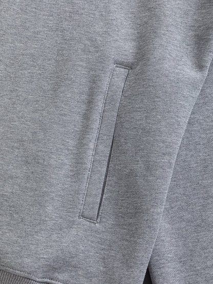 250908 New high-quality stand-up collar zipper hoodie
