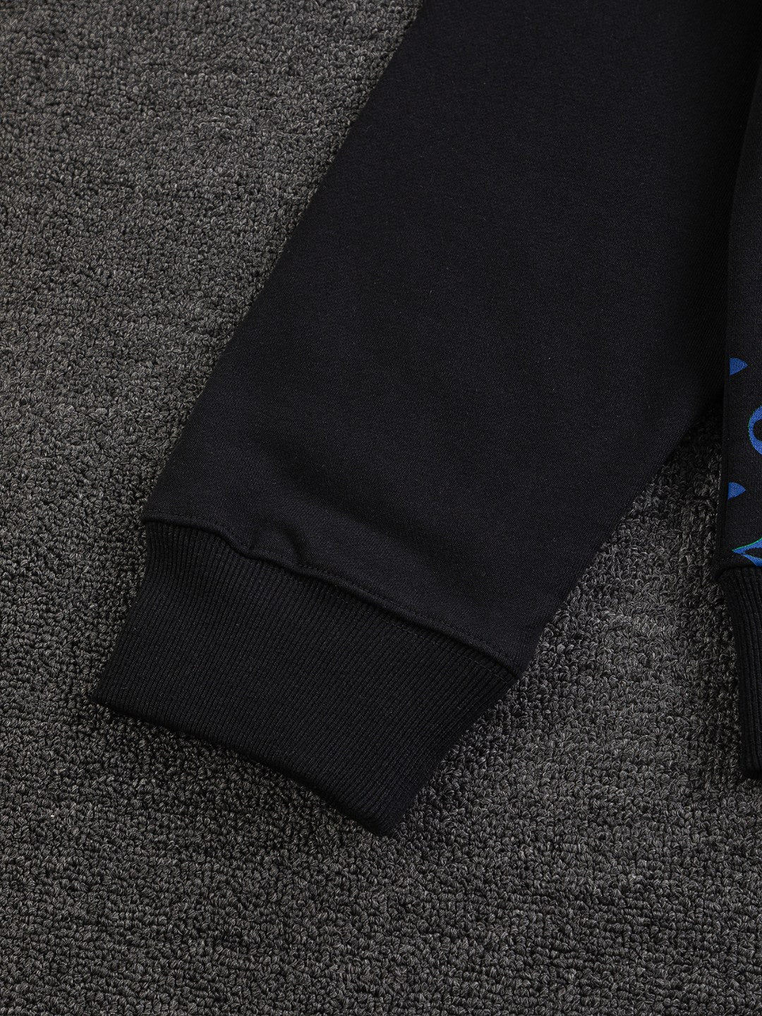 250908 New high-quality heavy industry letter embroidery patchwork round-neck sweatshirt