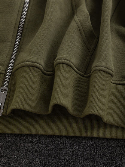 250908 New high-quality, heavy-duty, exquisite zipper hoodie