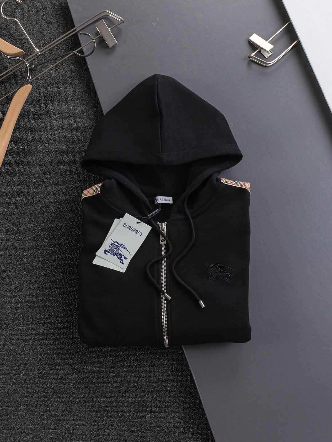 250908 New high-quality, heavy-duty, exquisitely pieced zipper hoodie