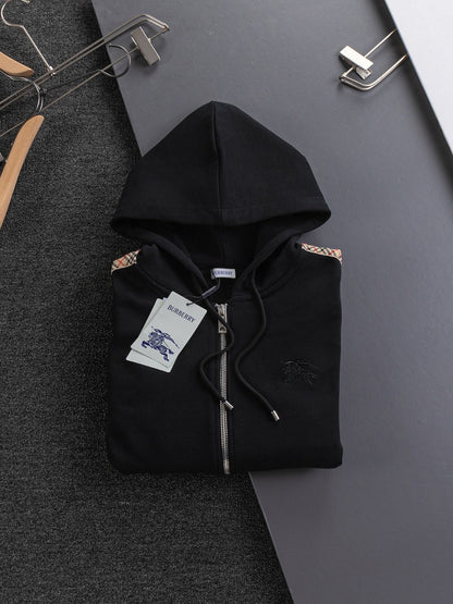 250908 New high-quality, heavy-duty, exquisitely pieced zipper hoodie