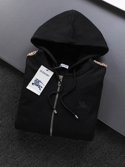 250908 New high-quality, heavy-duty, exquisitely pieced zipper hoodie