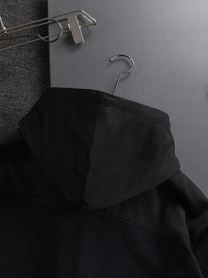 250908 New high-quality, heavy-duty, exquisitely pieced zipper hoodie