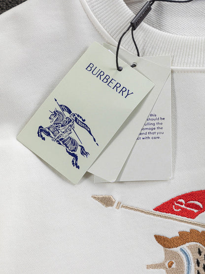 250908 New high-quality multi-color patchwork LOGO round-neck sweatshirt