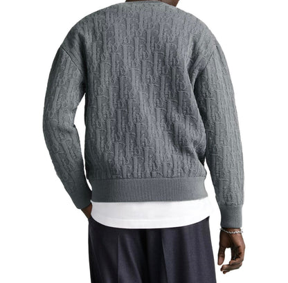 250908 New high-quality letter jacquard knitted sweater