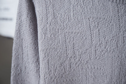 250908 New high-quality letter jacquard knitted sweater
