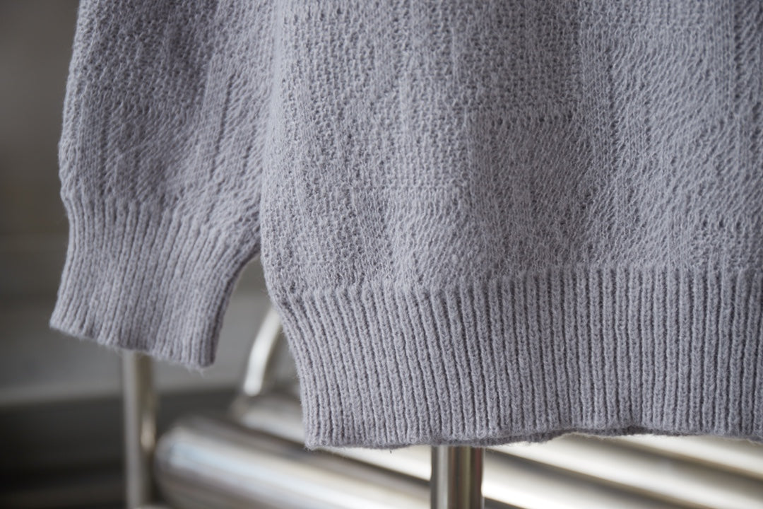 250908 New high-quality letter jacquard knitted sweater