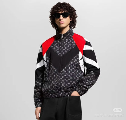 250908 A new high-quality casual full-print sporty long-sleeved jacket