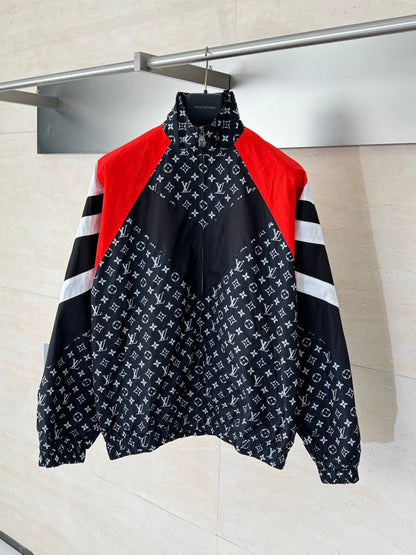 250908 A new high-quality casual full-print sporty long-sleeved jacket