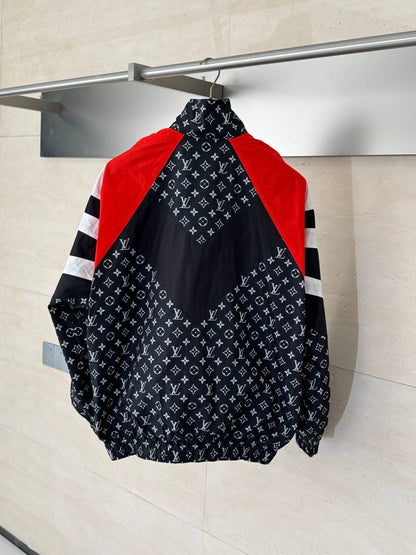 250908 A new high-quality casual full-print sporty long-sleeved jacket