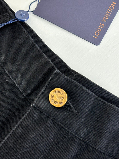 250908 New top-quality jacquard convex heavy industry denim workwear trousers