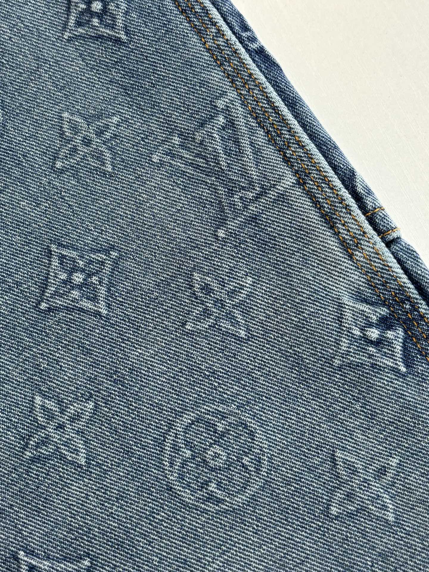 250908 New top-quality jacquard convex heavy industry denim workwear trousers