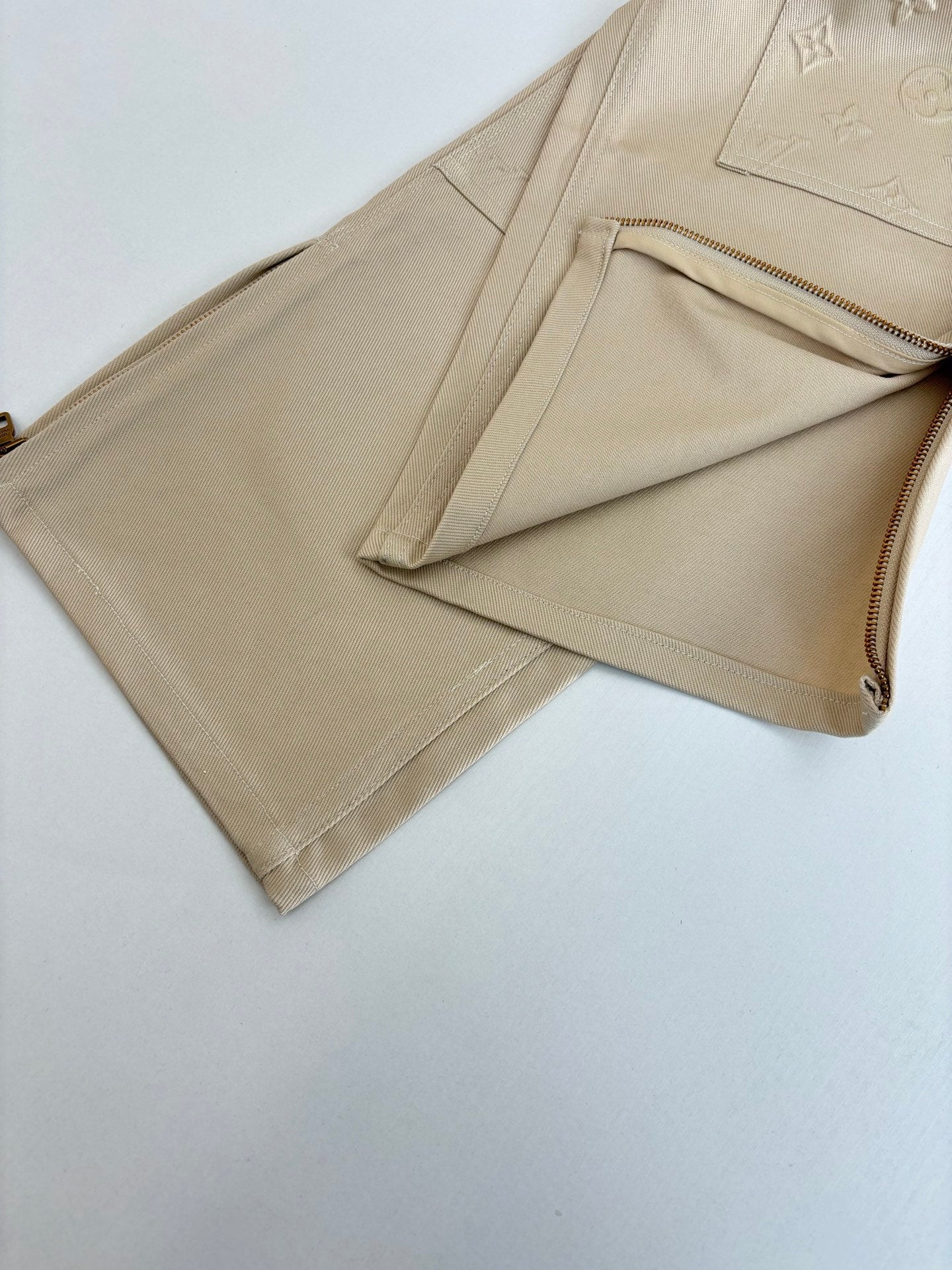 250908 New top-quality jacquard convex heavy industry denim workwear trousers