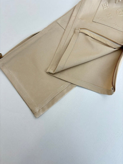 250908 New top-quality jacquard convex heavy industry denim workwear trousers