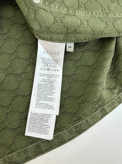 250908 A new high-quality dark-patterned jacquard gradient denim jacket