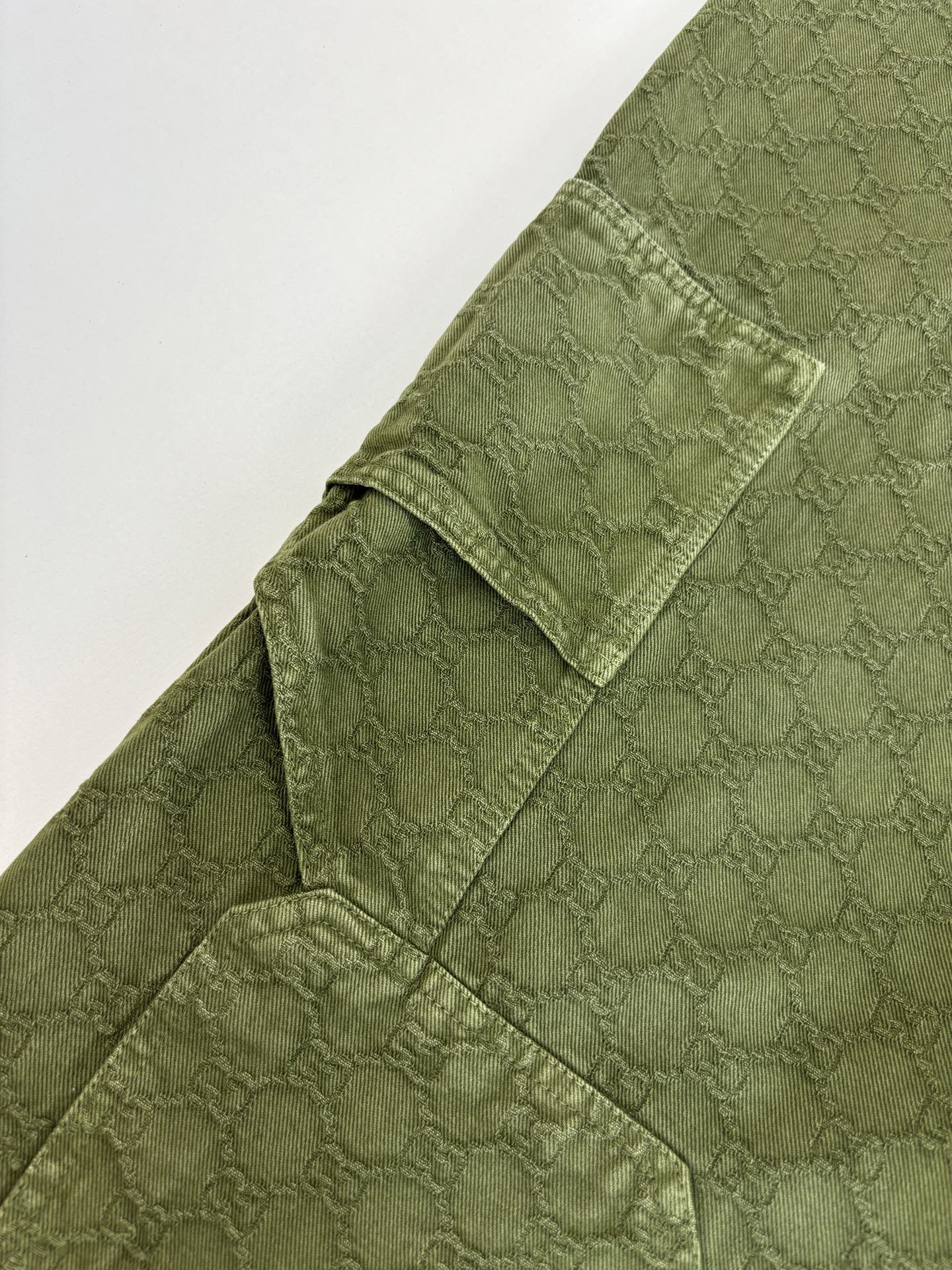250908 New high-quality dark-patterned jacquard gradient jeans