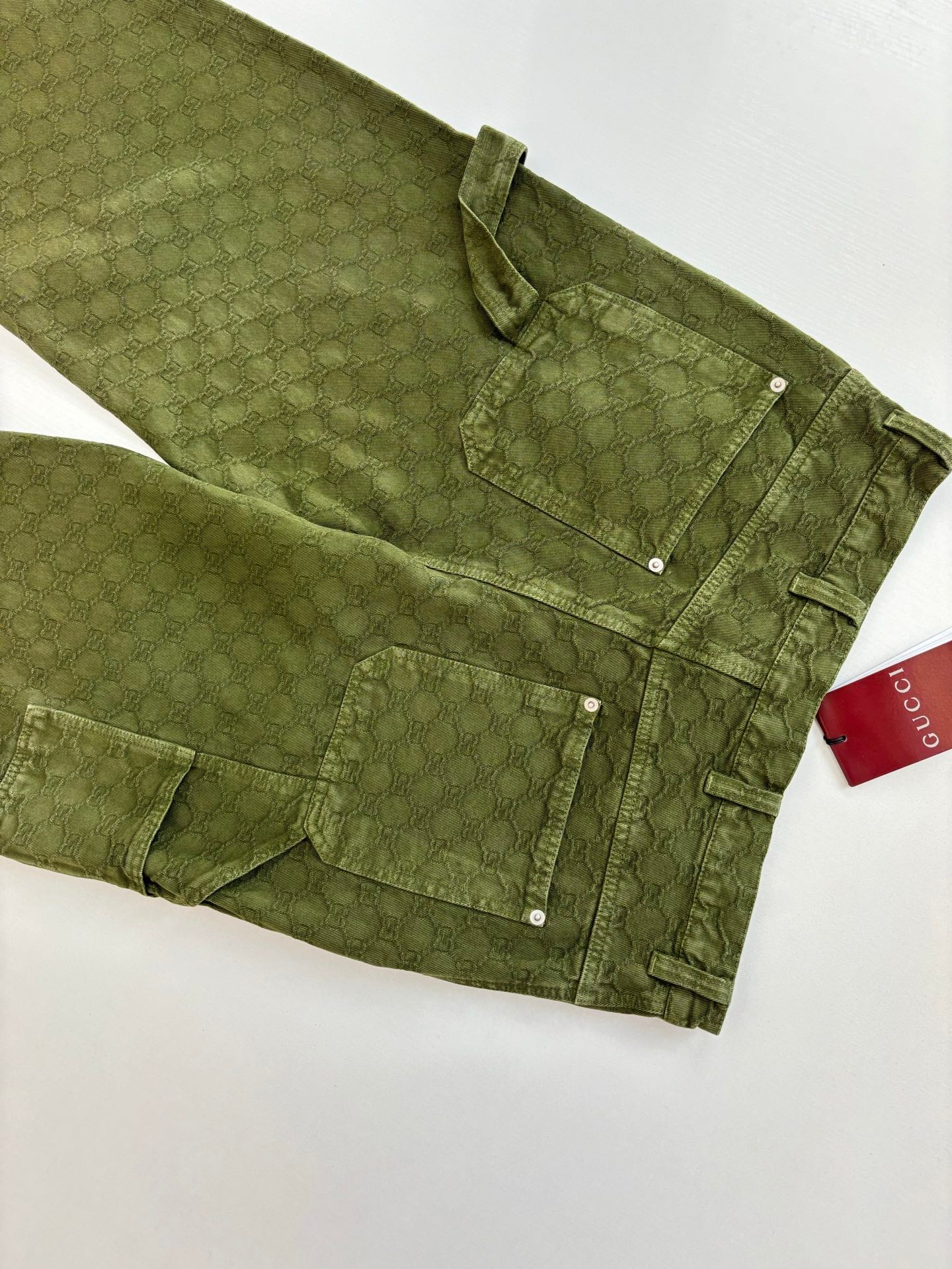 250908 New high-quality dark-patterned jacquard gradient jeans