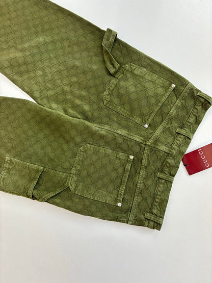 250908 New high-quality dark-patterned jacquard gradient jeans