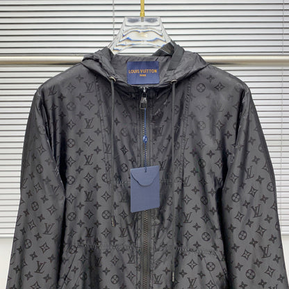 250908 A new high-quality full-body embossed best-selling trench coat