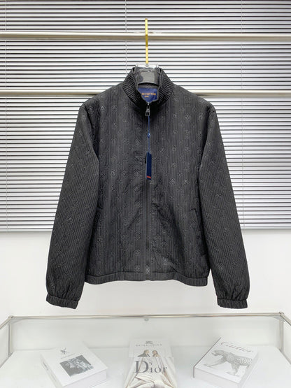 250908 A new high-quality full-body embossed best-selling trench coat