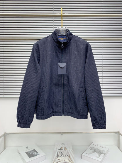 250908 A new high-quality full-body embossed best-selling trench coat