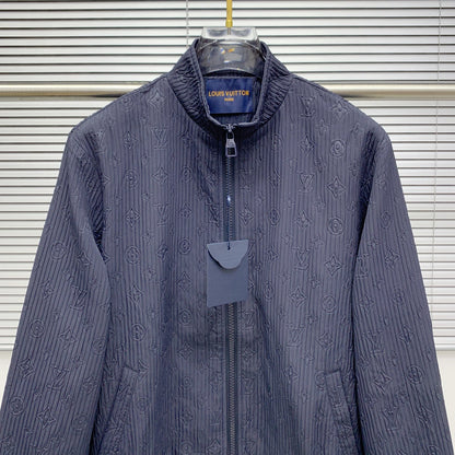 250908 A new high-quality full-body embossed best-selling trench coat