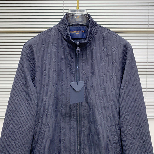 250908 A new high-quality full-body embossed best-selling trench coat