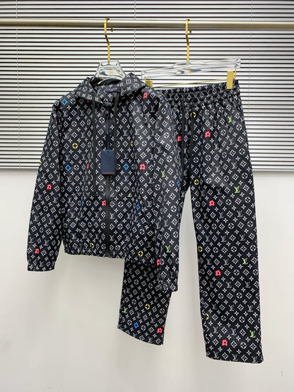 250908 New high-quality custom fabric full-print casual suit