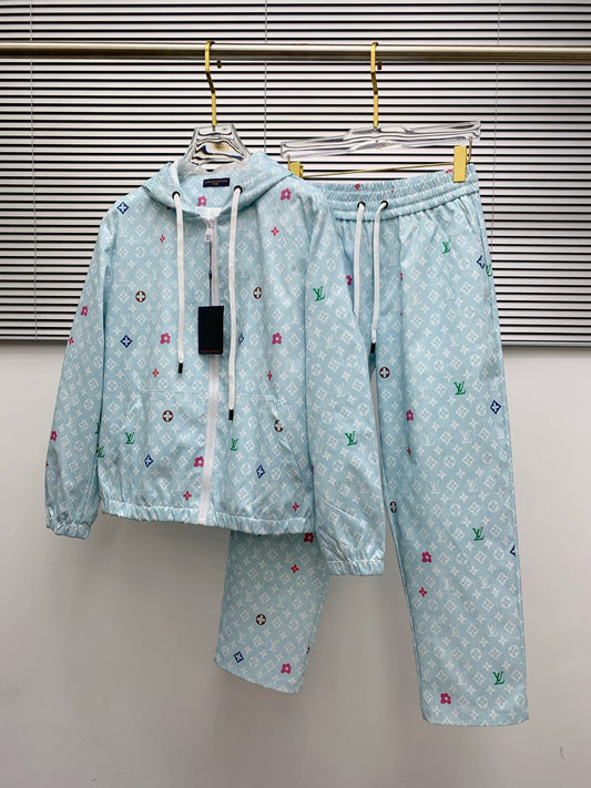 250908 New high-quality custom fabric full-print casual suit